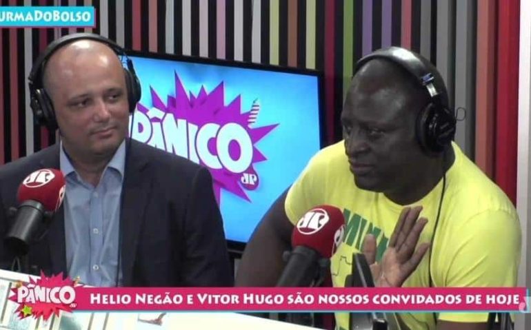 Deputado Hélio Lopes "Negão" no programa Pânico
Imagem: Reprodução