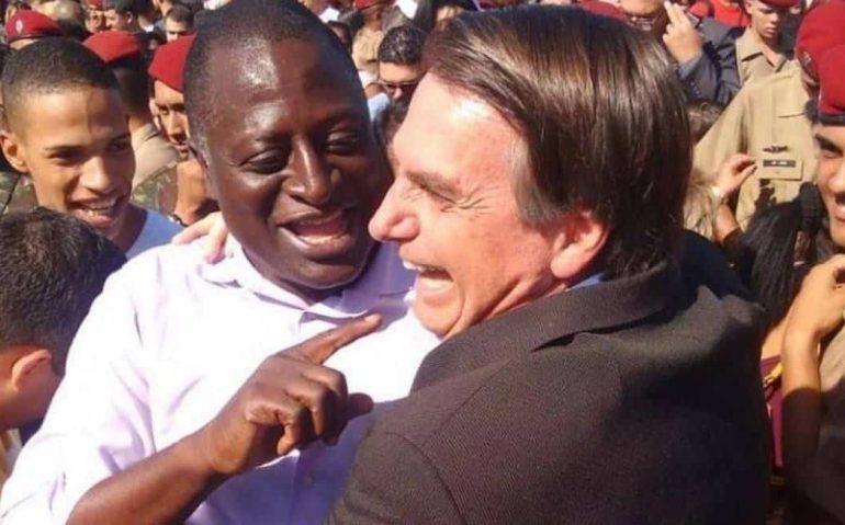 Deputado federal Hélio Lopes e o presidente Jair Bolsonaro Foto: Agência O Globo