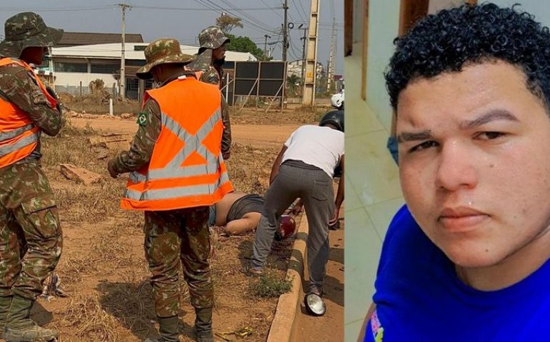 Victor Matheus de Oliveira Soldado, de 19 anos, não resistiu aos ferimentos (Reprodução: J@ru online)