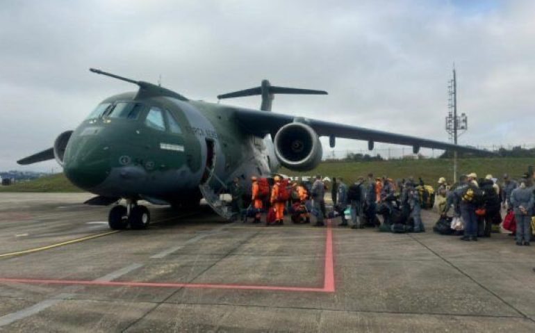 KC 390 levou ajuda à Venezuela