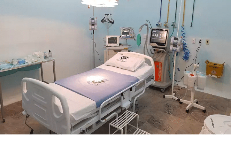 Três novos leitos de UTI foram instalados no Hospital da Marinha em Ladário. (Foto: 6º Distrito Naval) - CREDITO: CAMPO GRANDE NEWS