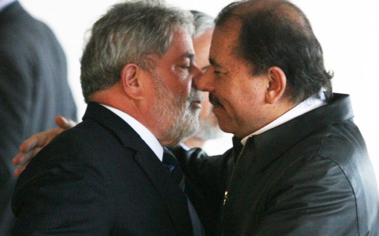 Lula recebe o presidente da Nicarágua, Daniel Ortega, para almoço no Itamaraty