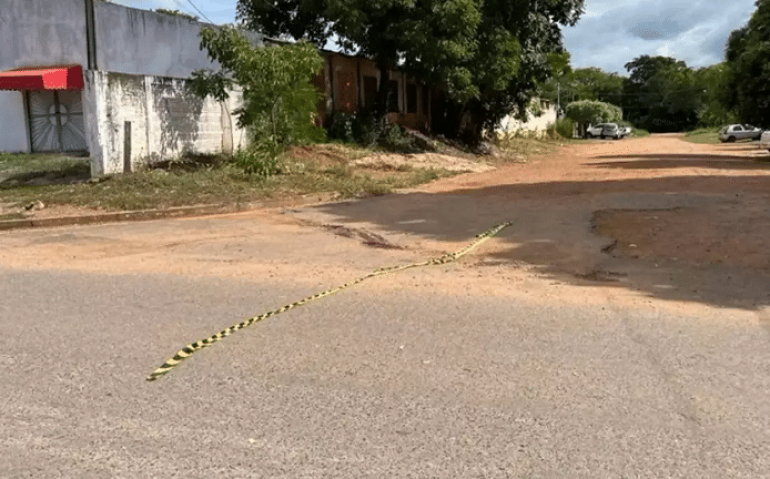 Local onde ocorreu o crime, na cidade de Bonito (Foto: BonitoMais)