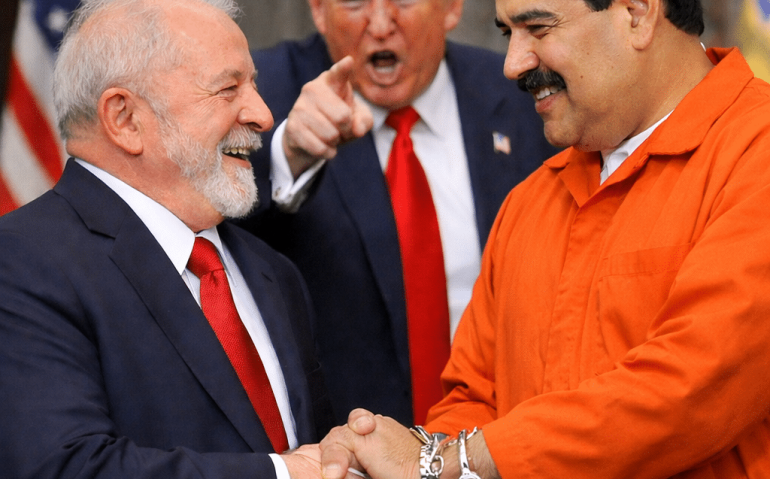Lula, Maduro Algemado e Trump
