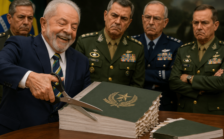 Lula corta orçamento da Defesa