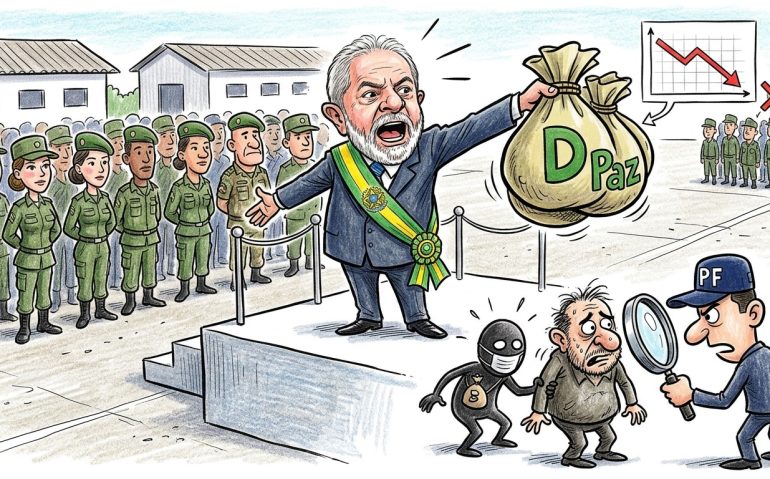 Lula discursa para as Forças Armadas