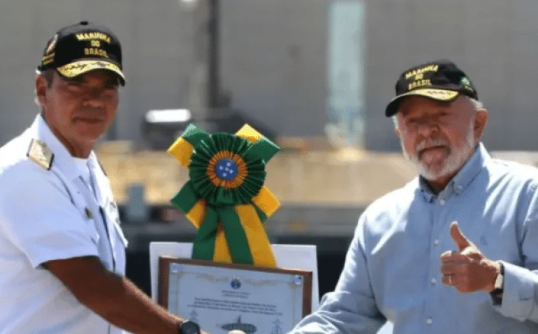 Lula e almirante Olsen
