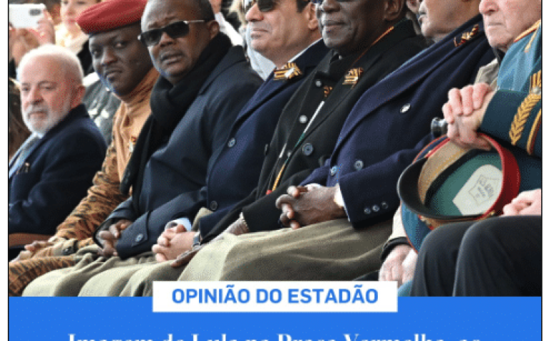 Lula na praça vermelha