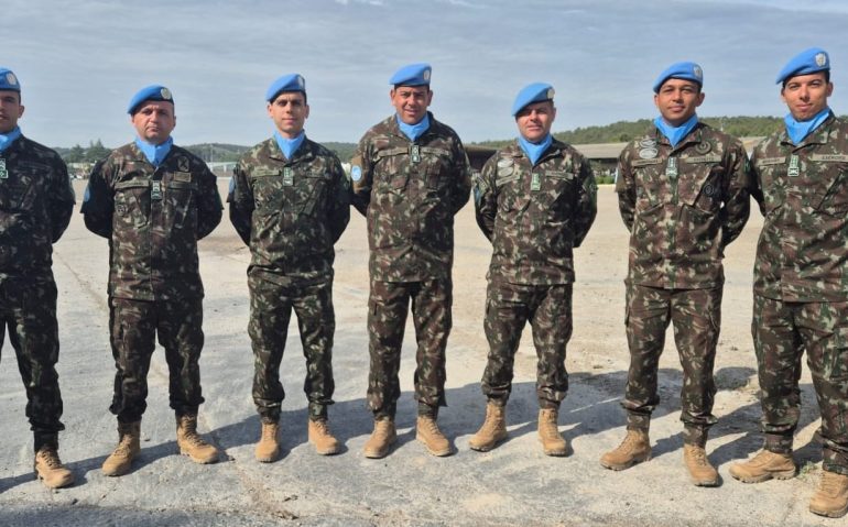 MILITARES BRASILEIROS EM TREINAMENTO NA ESPANHA PARA MISSÃO NO LÍBANO