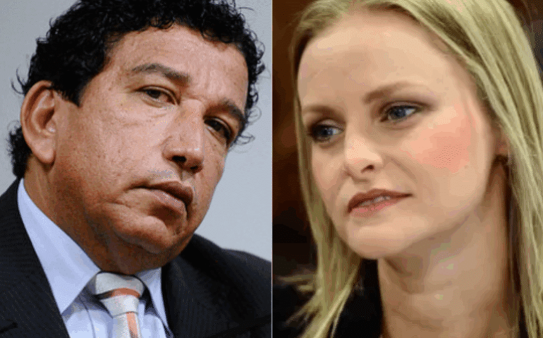 Magno Malta (à esq.) ressalta que a convocação de Verônica Sterman (à dir.) tem “caráter institucional, e não pessoal”, e está alinhada ao papel fiscalizador do Legislativo.
