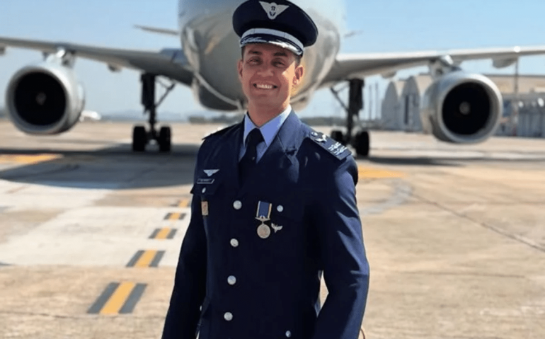 O major da FAB Sérgio Nunes Miranda é uma das três vítimas da queda de helicóptero no Rio (Reprodução: redes sociais)