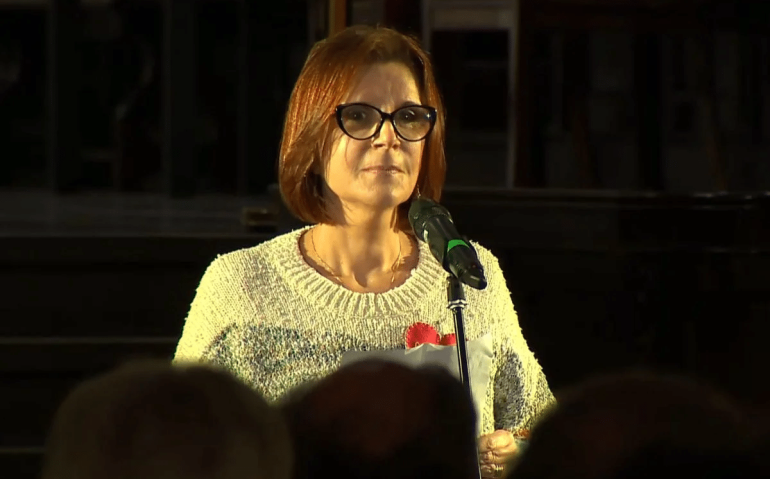 Maria Elizabeth em homenagem a Vladimir Herzog (reprodução)