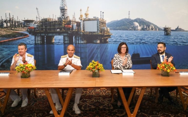 Marinha e Petrobrás assinam convênio de cooperação sobre Margem Equatorial