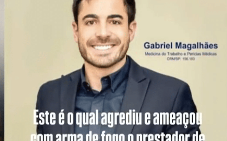 Gabriel Marques se identifica como médico do Exército -Reprodução: TV Record