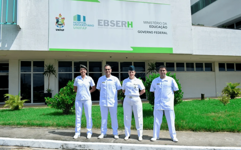 Voluntários No HU da Unifap — Foto: HU-Unifap/Divulgação