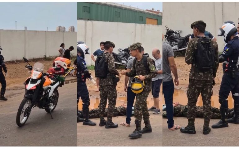 Acidente deixa militares feridos em Porto Velho