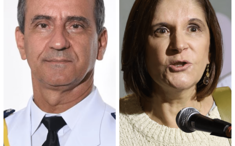 O ministro Carlos Augusto Amaral Oliveira, do Superior Tribunal Militar, e a presidente da Corte, Maria Elizabeth Rocha, tiveram desavenças após ministra pedir desculpas a vítimas da ditadura. Foto: FAB e Fábio Vieira/Estadão