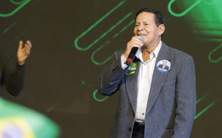 Mourão discursa após eleição ao senado (divulgação)
