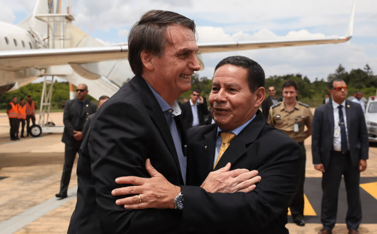 Mourão e Bolsonaro