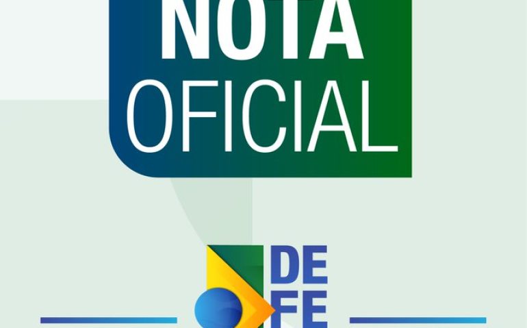 NOTA OFICIAL DEFESA