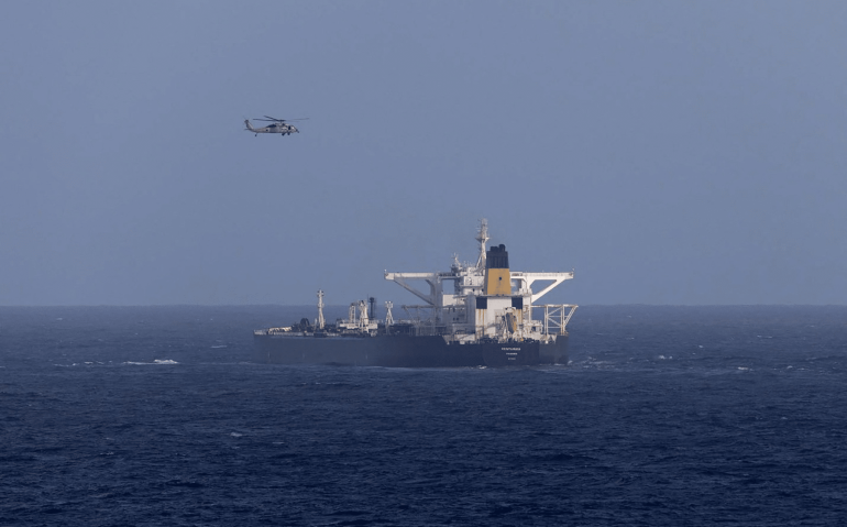 Embarcação interceptada pelo Exército dos EUA Department of Homeland Security / VIA REUTERS