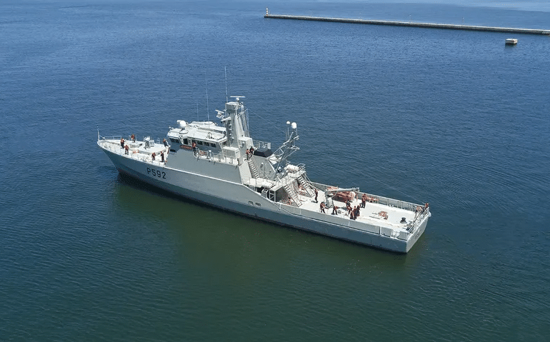 Navio português NPR Mondego possui 'limitações técnicas' — Foto: Divulgação