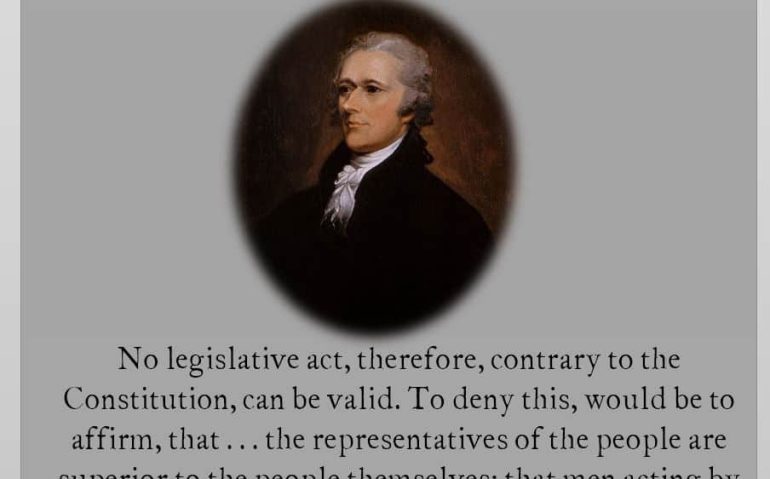 O FEDERALISTA 78 ALEXANDER HAMILTON