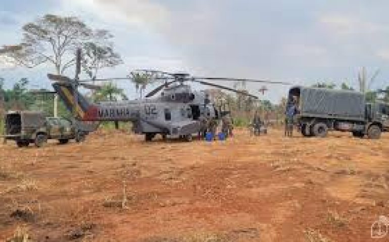 OPERAÇÃO CATRIMANI HELICÓPTERO DA MARINHA