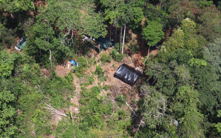 OPERAÇÃO CATRIMANI II - ACAMPAMENTO DE GARIMPEIROS NA TIY