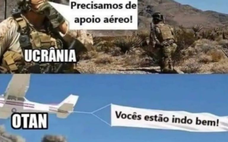 OTAN AJUDA A UCRÂNIA