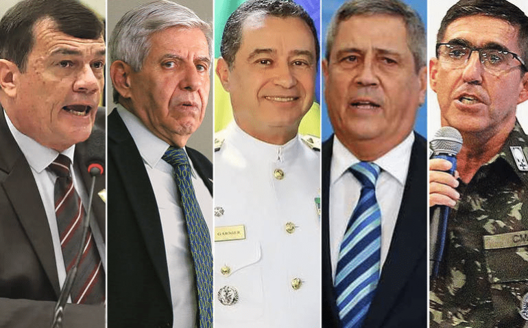 Generais de quatro estrelas indiciados pela PF sobre plano de golpe