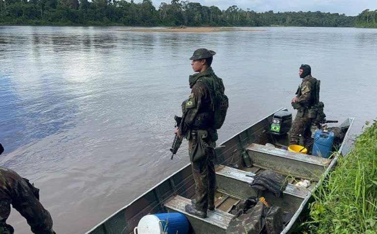 Operação Catrimani II patrulha do Exército