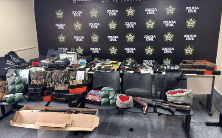 Apreensões em Campos. — Foto: Divulgação/Polícia Civil