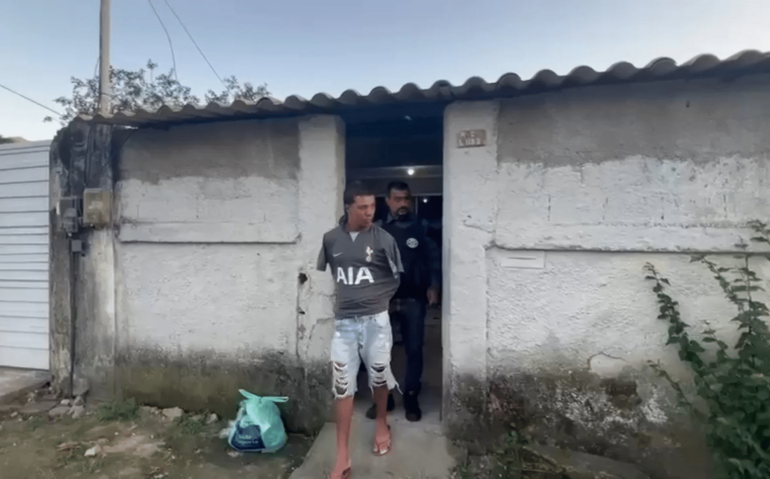 O soldado PM Ryan Patrick Barboza de Oliveira, de 23 anos, foi preso na Baixada Fluminense
Divulgação / PC