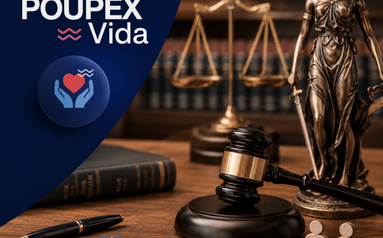 POUPEX Vida condenada pela justiça (Imagem ilustrativa, gerada por IA)