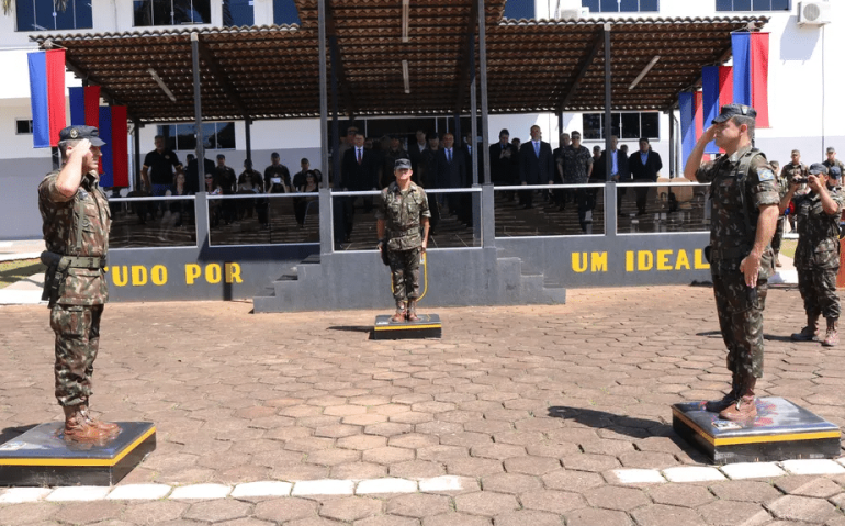 Cerimônia de passagem de comando no 1º Batalhão de Ações de Comandos Divulgação