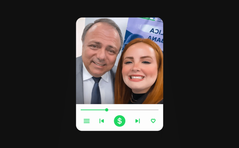 Pazuello e MC Bruninha