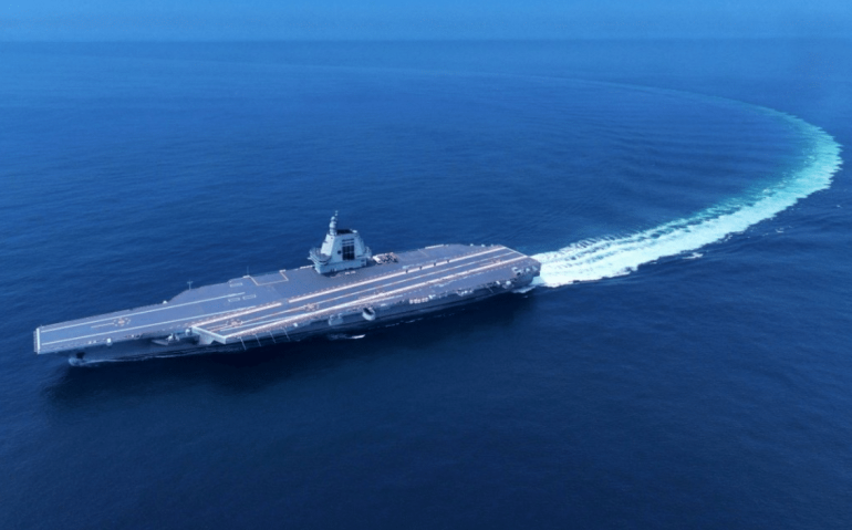 Fujian, o terceiro porta-aviões de propulsão convencional da China  • X / @ChinaMilBugle