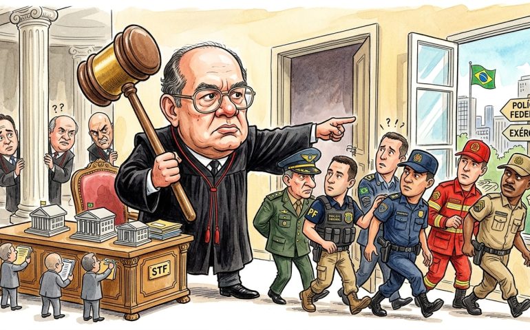Proposta da Gilmar Mendes retira militares e policiais do STF