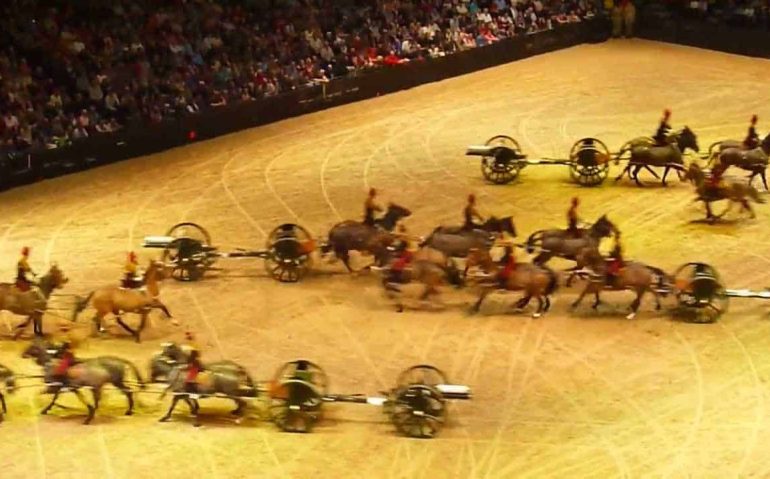 The Musical Drive of the King's Troop Royal Horse Artillery ( Earls Court - 2012)