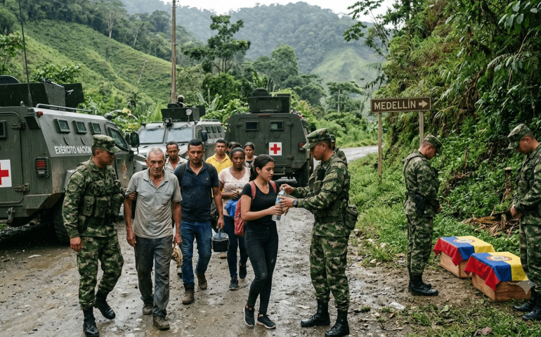 Resgate de reféns na Colômbia