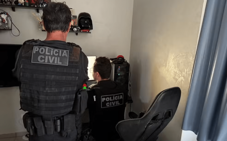 Sargento da FAB é preso em operação contra abuso sexual infantojuvenil — Foto: PCDF/Reprodução