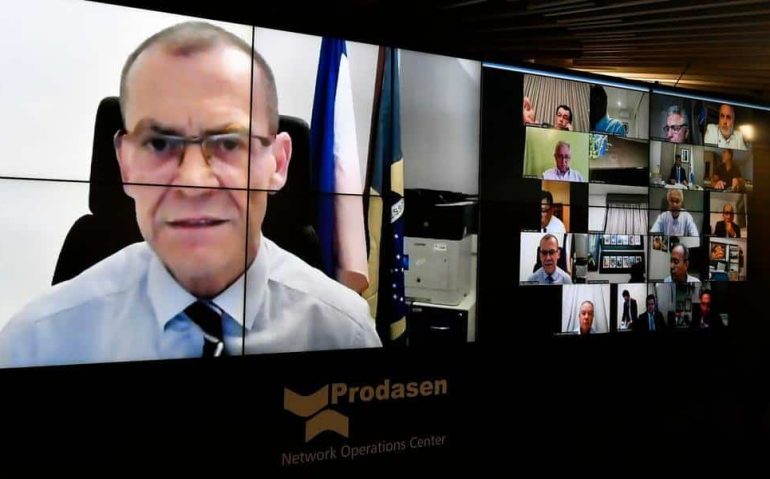 Sessão Remota para ouvir, por meio de videoconferência, o ministro da Saúde sobre providências adotadas para ajuda aos estados, Distrito Federal e municípios no combate à pandemia do coronavírus | Foto: Leopoldo Silvao/Agência Senado/Divulgação/CP