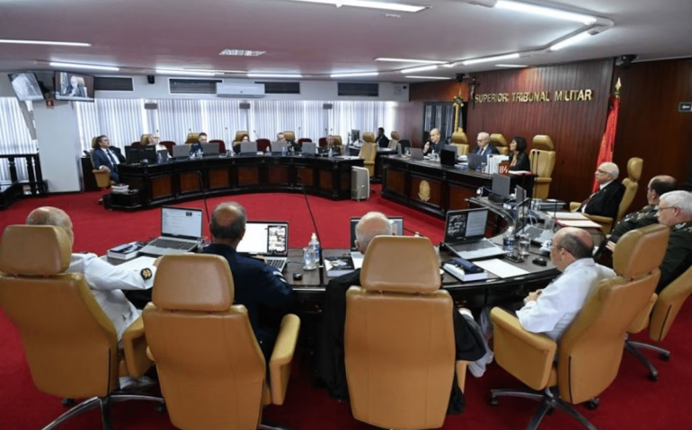 O plenário do Superior Tribunal Militar (STM), em Brasília: Corte vai se tornar tribunal de honra para julgar os réus militares condenados pelo Supremo Foto: Odair Amancio/STM