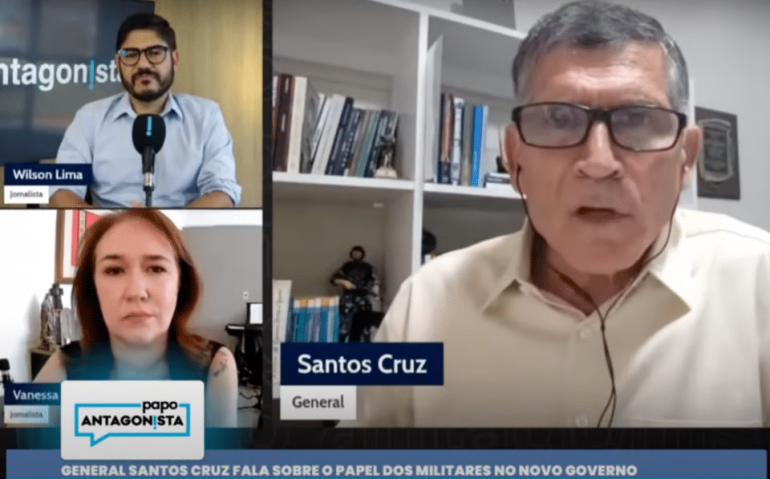 Santos Cruz no Papo Antagonista
