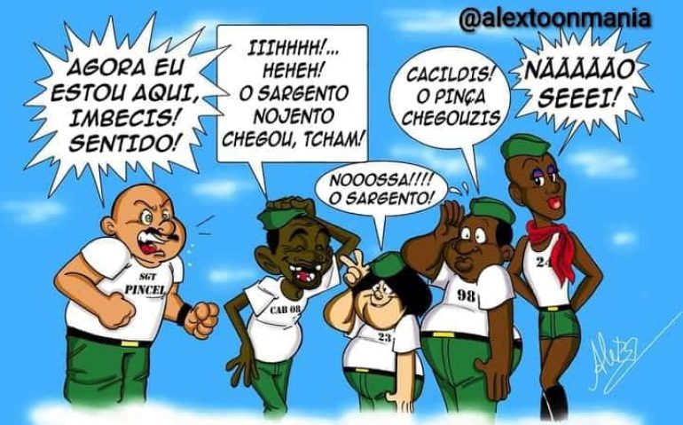 A turma dos Trapalhões
Crédito: Alex Martins AlexToon (Facebook)