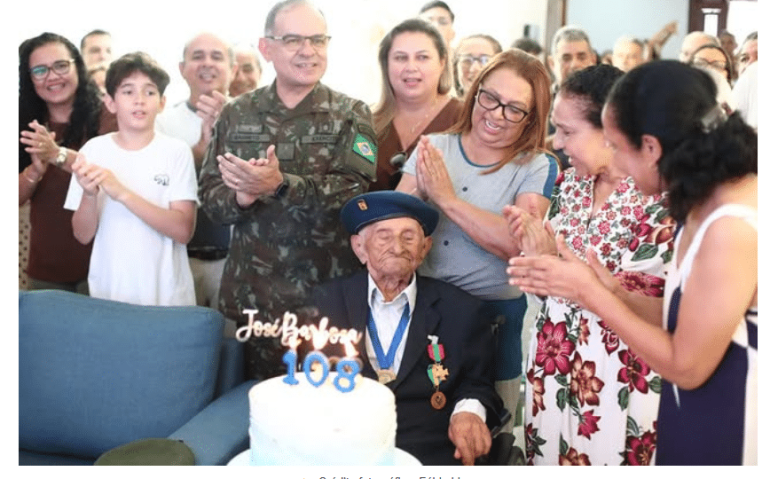 Sargento da FEB homenageado em Fortaleza