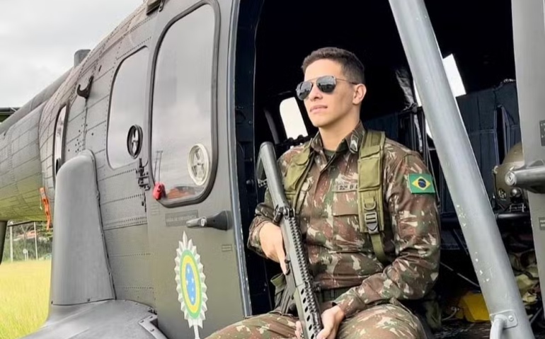 Sargento do Exército Brasileiro, João Jordã de Castro Pinheiro, morreu após sofrer mal súbito. — Foto: Arquivo pessoal