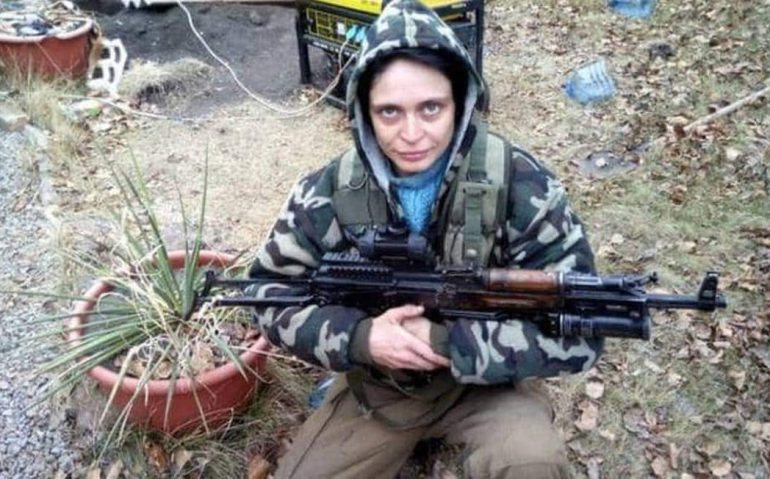 Danijela Lazović é velha conhecida do Exércio ucraninao e estaria atuando em Donetsk desde 2014 Foto: Divulgação/Facebook/ Інформагентство АрміяInform