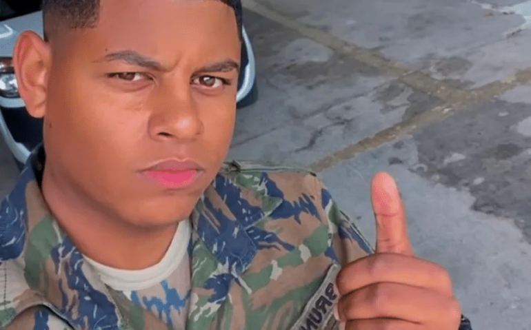 Soldado da Força Área morreu após ser baleado em uma blitz policial em Santíssimo, na Zona Oeste Reprodução/Instagram